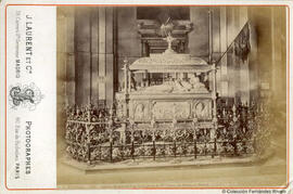 Madrid, iglesia de Atocha, mausoleo del general Prim, obra de Plácido Zuloaga. J. Laurent.