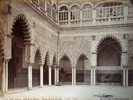Sevilla, Alcázar, Patio de las Doncellas. J. Laurent.