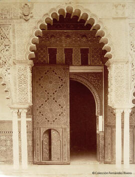 Sevilla, Alcázar, puerta del Salón de Embajadores. Léon et Lévy.