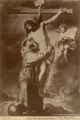 Sevilla, Reproducción óleo de Murillo, “San Francisco de Asis”. E. Beauchy.