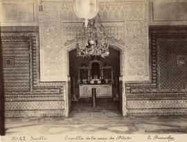 Sevilla, Casa de Pilatos, la Capilla desde el patio. E. Beauchy