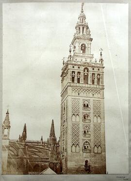 Sevilla, torre de la Giralda y Catedral. Clifford.