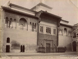 Sevilla, Alcázar, portada del Palacio del Rey Don Pedro el Cruel. E. Beauchy