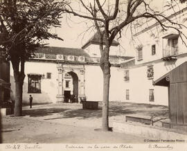 Sevilla, Plaza de Pilatos, portada de la casa. E. Beauchy