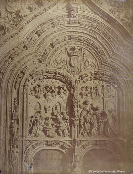 Salamanca, Catedral Nueva, Portada del Nacimiento. Charles Clifford.