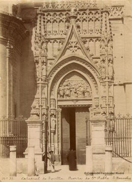 Sevilla, Catedral, Puerta de los palos o de los Reyes Magos. E. Beauchy.