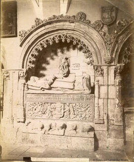 Salamanca, Catedral Vieja, Sepulcro de Diego Rodríguez en el Claustro. Casiano Alguacil.
