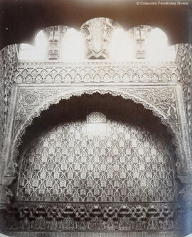 Córdoba, Mezquita, Capilla Real, detalle. Fotógrafo desconocido.