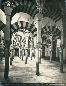 Córdoba, Mezquita, interior. Señán y González.