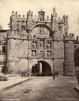 Burgos, Arco de Santa María. Francis Frith & Co.