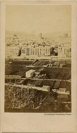 Barcelona, perspectiva del ensanche. Fotógrafo desconocido.