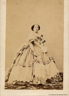 Madrid, retrato de Isabel II. J. Laurent.