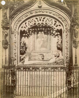 Salamanca, Catedral Vieja: Sepulcro de Francisco Sánchez de Palenzuela en la Capilla Dorada. Casiano Alguacil.