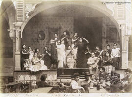 Sevilla, Café cantante (Café del Burrero). E. Beauchy.