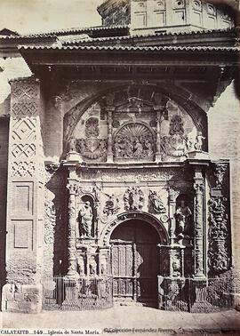 Calatayud (Zaragoza), iglesia de Santa María. J. Laurent.