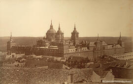 San Lorenzo de El Escorial, Monasterio, vista desde el norte. Charles Clifford.