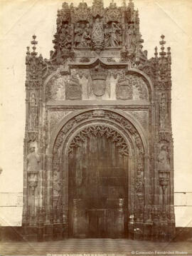 Granada, Catedral, interior, puerta de la Capilla Real. Léon et Lévy.