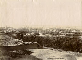 Zaragoza Vista general tomada desde el Cabezo Cortado. Fotógrafo desconocido.