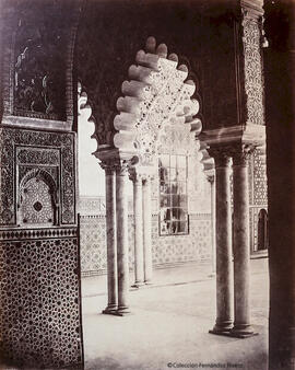 Sevilla, Alcázar, Patio de las Doncellas desde la Sala de Embajadores. Luis Léon Masson.