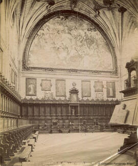 Salamanca, Interior de la Iglesia del Convento de San Esteban, Coro. Casiano Alguacil.
