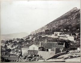 Gibraltar, la ciudad sobre la ladera del peñón. Fotógrafo desconocido.