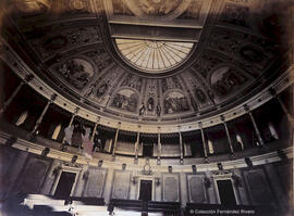 Madrid, Palacio del Congreso, techo de la Sala de Sesiones. J. Laurent