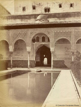 Granada, Patio de los Arrayanes. Fotógrafo desconocido.
