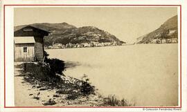 Pasajes (Guipúzcoa) desde la orilla de Kaputsinoeta. Ladislas Konarzewski.