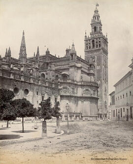 Sevilla, Catedral y torre de la Giralda. Francis Frith & Co.