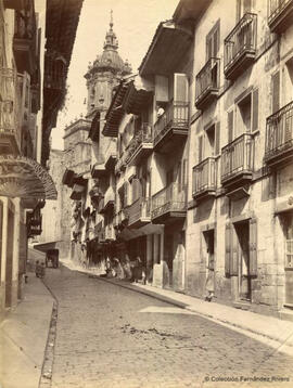 Hondarribia (antigua Fuenterrabía), Calle Mayor. Neurdein.