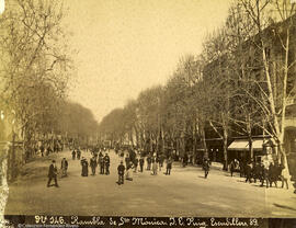 Barcelona, Rambla de Sant Mónica. J. E. Puig.