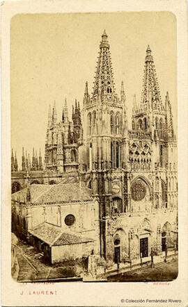 Burgos, catedral fachada principal. J. Laurent.