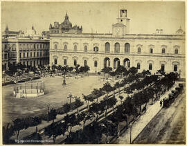 Sevilla, Plaza Nueva y Ayuntamiento. Frank Mason Good.