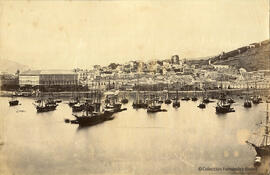 Málaga, Panorámica desde la Farola. Autor desconocido.