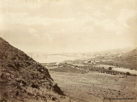 Santa Cruz de Tenerife, la ciudad y la bahía desde el este. Fotógrafo desconocido.