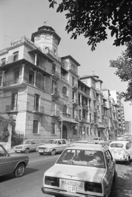 Casas de Félix Sáenz. Agosto de 1983. Málaga, España. Fondo Bienvenido-Arenas