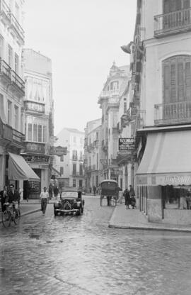 Calle. 1954, noviembre. Málaga. España.