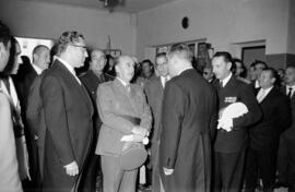 Visita oficial de Franco a Málaga. 27 y 28 de abril de 1961. Escuela de Peritos. Málaga, España
