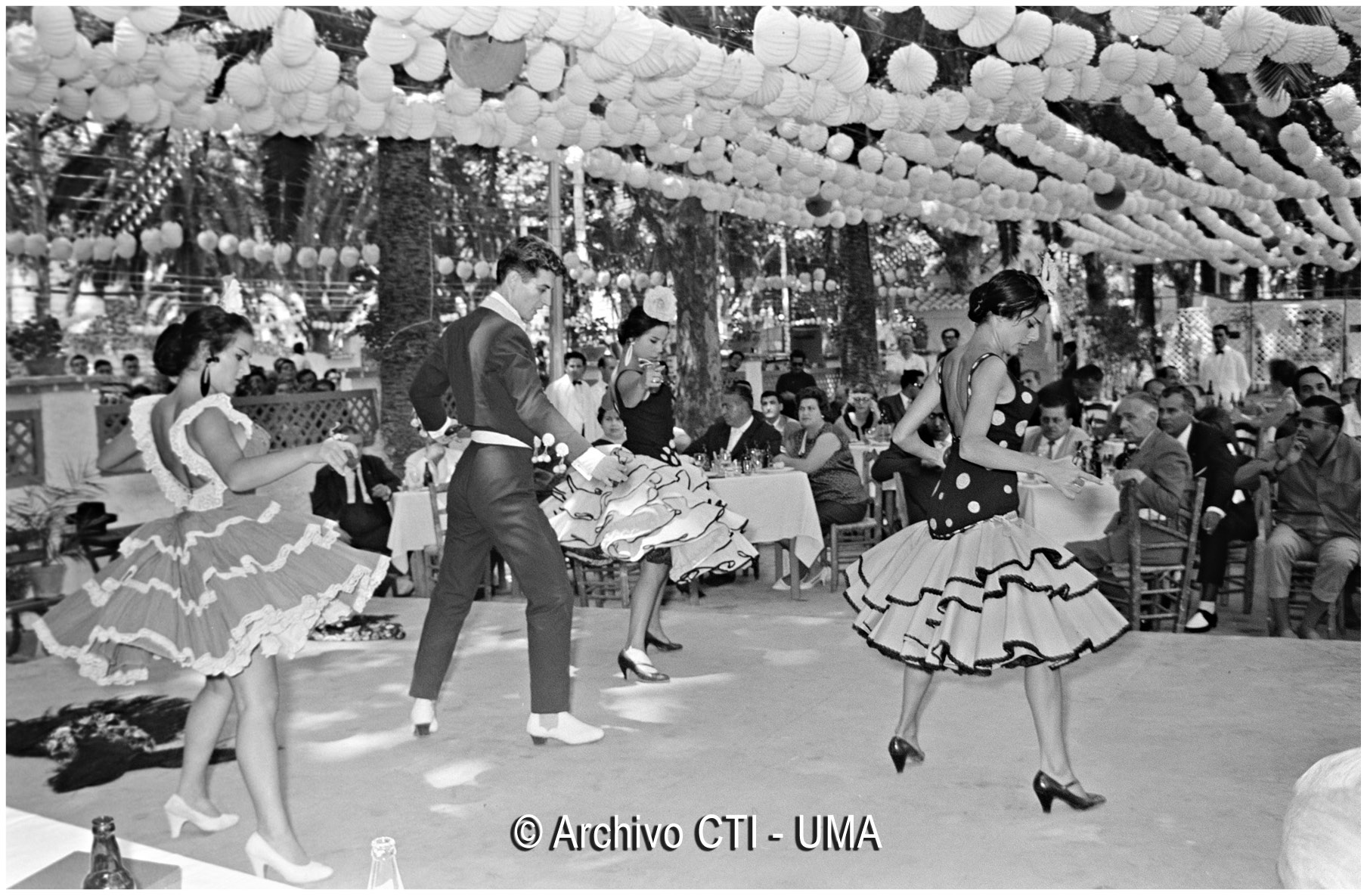 Málaga 1963. Feria de Málaga. Caseta oficial