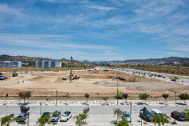 Inicio de las obras de la nueva Facultad de Turismo. Campus de Teatinos. Abril de 2021