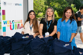 Stand de "Welcome to UMA". III Encuentro de Bienvenida para los participantes del "Buddy Program". Jardín Botánico. Octubre de 2019