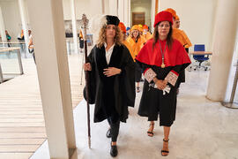 Comitiva académica. Investidura de Jorge Martínez-Vázquez como Doctor "Honoris Causa" por la Universidad de Málaga. Edificio del Rectorado. Julio de 2025