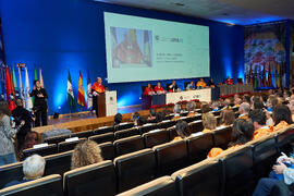 Investidura de Miquel Roca i Junyent como Doctor "Honoris Causa" por la Universidad de Málaga. Paraninfo. Diciembre de 2024