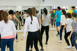 Actividad deportiva. Jornadas de Puertas Abiertas de la Universidad de Málaga. Complejo Polidepor...