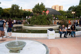 Welcome to UMA. Bienvenida a los alumnos de intercambio internacional de la Universidad de Málaga. Jardín botánico. Octubre de 2019
