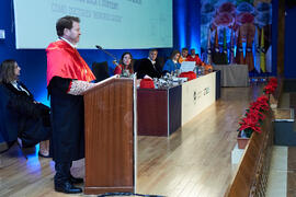 Juan José Hinojosa Torralvo. Investidura como Doctores "Honoris Causa" por la Universidad de Málaga de Miquel Roca i Junyent y Miguel Herrero y Rodríguez de Miñón. Paraninfo. Diciembre de 2024