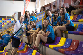 Grupo de voluntarios. Campeonato del Mundo Universitario de Balonmano. Antequera. Junio de 2016