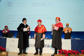 Investidura de Miquel Roca i Junyent como Doctor "Honoris Causa" por la Universidad de Málaga. Paraninfo. Diciembre de 2024