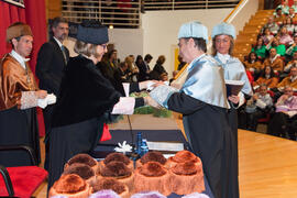 Investidura de nuevos doctores por la Universidad de Málaga. Salón de Actos de la Facultad de Derecho. Enero de 2013