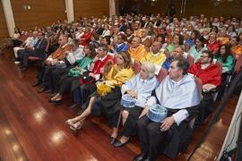 Asistentes a la investidura como "Doctores Honoris Causa" de Antonio García Berrio y Pilar Palomo Vázquez por la Facultad de Filosofía y Letras de la Universidad de Málaga. Edificio del Rectorado. Junio de 2024